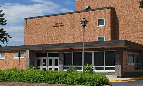 Mitchell Hall exterior entrance